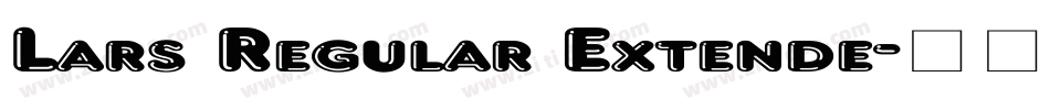 Lars Regular Extende字体转换
